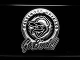 Baltimore Orioles (20) LED Neon Sign USB - White - TheLedHeroes