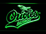 Baltimore Orioles (24) LED Neon Sign USB - Green - TheLedHeroes