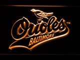 Baltimore Orioles (24) LED Neon Sign USB - Orange - TheLedHeroes