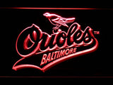 Baltimore Orioles (24) LED Neon Sign USB - Red - TheLedHeroes