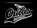 Baltimore Orioles (24) LED Neon Sign USB - White - TheLedHeroes