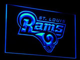 Saint Louis Rams LED Neon Sign USB - Blue - TheLedHeroes