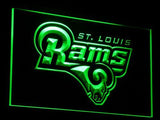 Saint Louis Rams LED Neon Sign USB - Green - TheLedHeroes