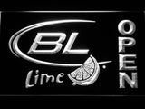 Bud Light Lime Open LED Neon Sign USB - White - TheLedHeroes