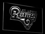 Saint Louis Rams LED Neon Sign USB - White - TheLedHeroes