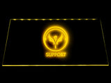 League Of Legends Support (3) LED Sign - Yellow - TheLedHeroes