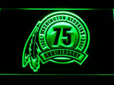 Washington Redskins 75th Anniversary LED Neon Sign Electrical - Green - TheLedHeroes