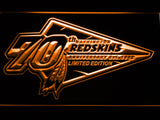 FREE Washington Redskins 70th Anniversary LED Sign - Orange - TheLedHeroes