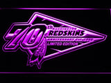 Washington Redskins 70th Anniversary LED Neon Sign USB - Purple - TheLedHeroes