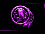 Washington Redskins (9) LED Neon Sign USB - Purple - TheLedHeroes