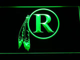 Washington Redskins (10) LED Neon Sign USB - Green - TheLedHeroes