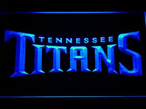 Tennessee Titans (4) LED Neon Sign Electrical - Blue - TheLedHeroes