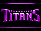 Tennessee Titans (4) LED Neon Sign USB - Purple - TheLedHeroes
