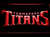 Tennessee Titans (4) LED Neon Sign USB - Red - TheLedHeroes