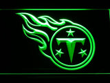 Tennessee Titans (5) LED Neon Sign USB - Green - TheLedHeroes