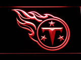 Tennessee Titans (5) LED Neon Sign USB - Red - TheLedHeroes