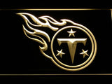 Tennessee Titans (5) LED Neon Sign USB - Yellow - TheLedHeroes