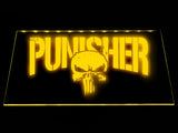 The Punisher LED Neon Sign USB - Yellow - TheLedHeroes