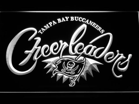 Tampa Bay Buccaneers Cheerleaders LED Neon Sign USB - White - TheLedHeroes