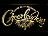 Tampa Bay Buccaneers Cheerleaders LED Neon Sign USB - Yellow - TheLedHeroes