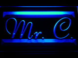 Tampa Bay Buccaneers Mr. C. LED Neon Sign Electrical - Blue - TheLedHeroes