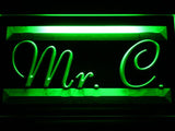 Tampa Bay Buccaneers Mr. C. LED Neon Sign Electrical - Green - TheLedHeroes