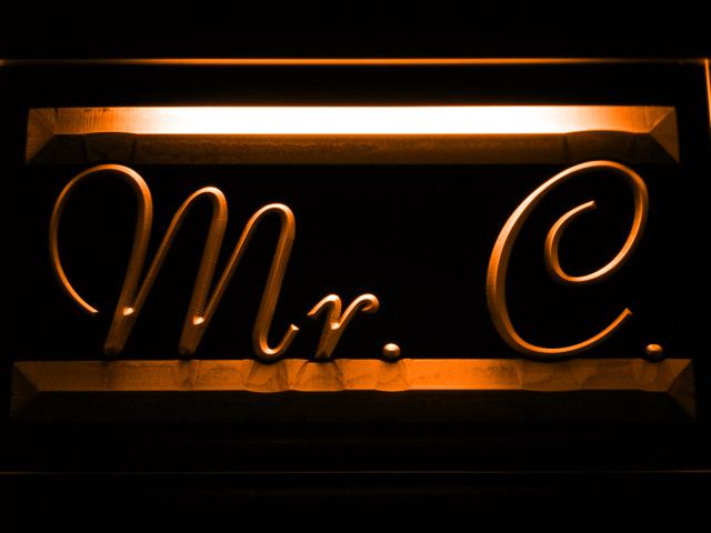 Tampa Bay Buccaneers Mr. C. LED Neon Sign Electrical - Orange - TheLedHeroes