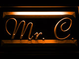 Tampa Bay Buccaneers Mr. C. LED Neon Sign Electrical - Orange - TheLedHeroes