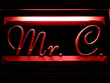 Tampa Bay Buccaneers Mr. C. LED Neon Sign Electrical - Red - TheLedHeroes