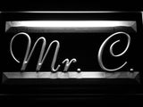 Tampa Bay Buccaneers Mr. C. LED Neon Sign USB - White - TheLedHeroes
