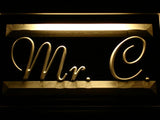 Tampa Bay Buccaneers Mr. C. LED Neon Sign Electrical - Yellow - TheLedHeroes