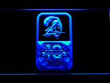 Tampa Bay Buccaneers 10th Anniversary LED Neon Sign USB - Blue - TheLedHeroes
