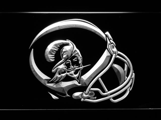 Tampa Bay Buccaneers (3) LED Neon Sign USB - White - TheLedHeroes