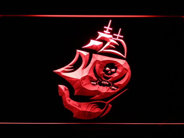 Tampa Bay Buccaneers (6) LED Neon Sign USB - Red - TheLedHeroes