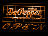 FREE Dr Pepper Open LED Sign - Orange - TheLedHeroes
