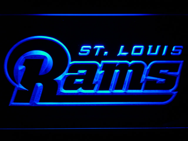 Saint Louis Rams (5) LED Sign - Blue - TheLedHeroes