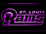 Saint Louis Rams (5) LED Sign - Purple - TheLedHeroes