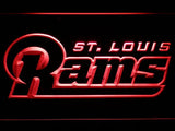 Saint Louis Rams (5) LED Neon Sign USB - Red - TheLedHeroes