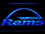 Saint Louis Rams (6) LED Neon Sign Electrical - Blue - TheLedHeroes