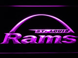Saint Louis Rams (6) LED Neon Sign Electrical - Purple - TheLedHeroes