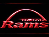 Saint Louis Rams (6) LED Neon Sign Electrical - Red - TheLedHeroes
