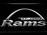 Saint Louis Rams (6) LED Neon Sign Electrical - White - TheLedHeroes
