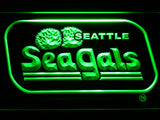 FREE Seattle Seahawks Sea Gals LED Sign - Green - TheLedHeroes