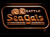 Seattle Seahawks Sea Gals LED Neon Sign Electrical - Orange - TheLedHeroes