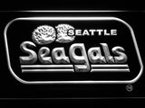 FREE Seattle Seahawks Sea Gals LED Sign - White - TheLedHeroes