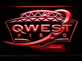 Seattle Seahawks Qwest Field LED Neon Sign USB - Red - TheLedHeroes