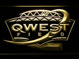 Seattle Seahawks Qwest Field LED Neon Sign Electrical - Yellow - TheLedHeroes