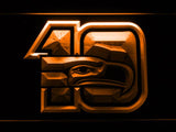 Seattle Seahawks 12s LED Neon Sign USB - Orange - TheLedHeroes