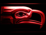 Seattle Seahawks Go Hawks LED Neon Sign USB - Red - TheLedHeroes