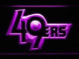 FREE San Francisco 49ers (4) LED Sign - Purple - TheLedHeroes